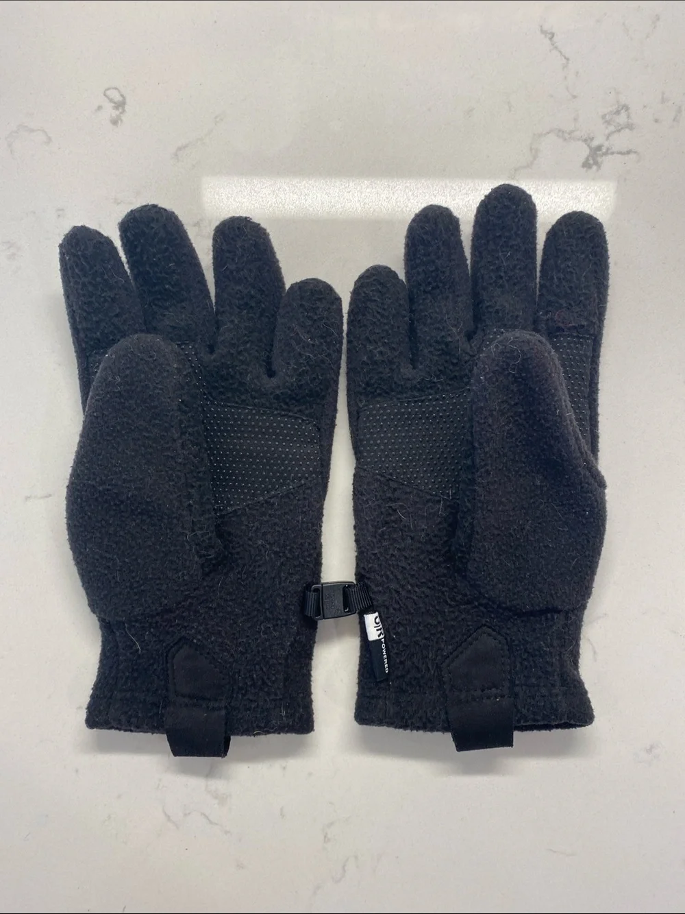 The North Face Youth Black Denali Etip Fleece Winter Gloves Boys Girls Unisex